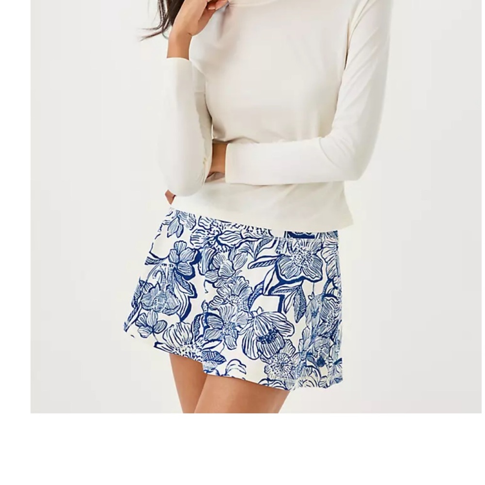 Lilly Pulitzer XL coconut unforgettable Skort new with tags